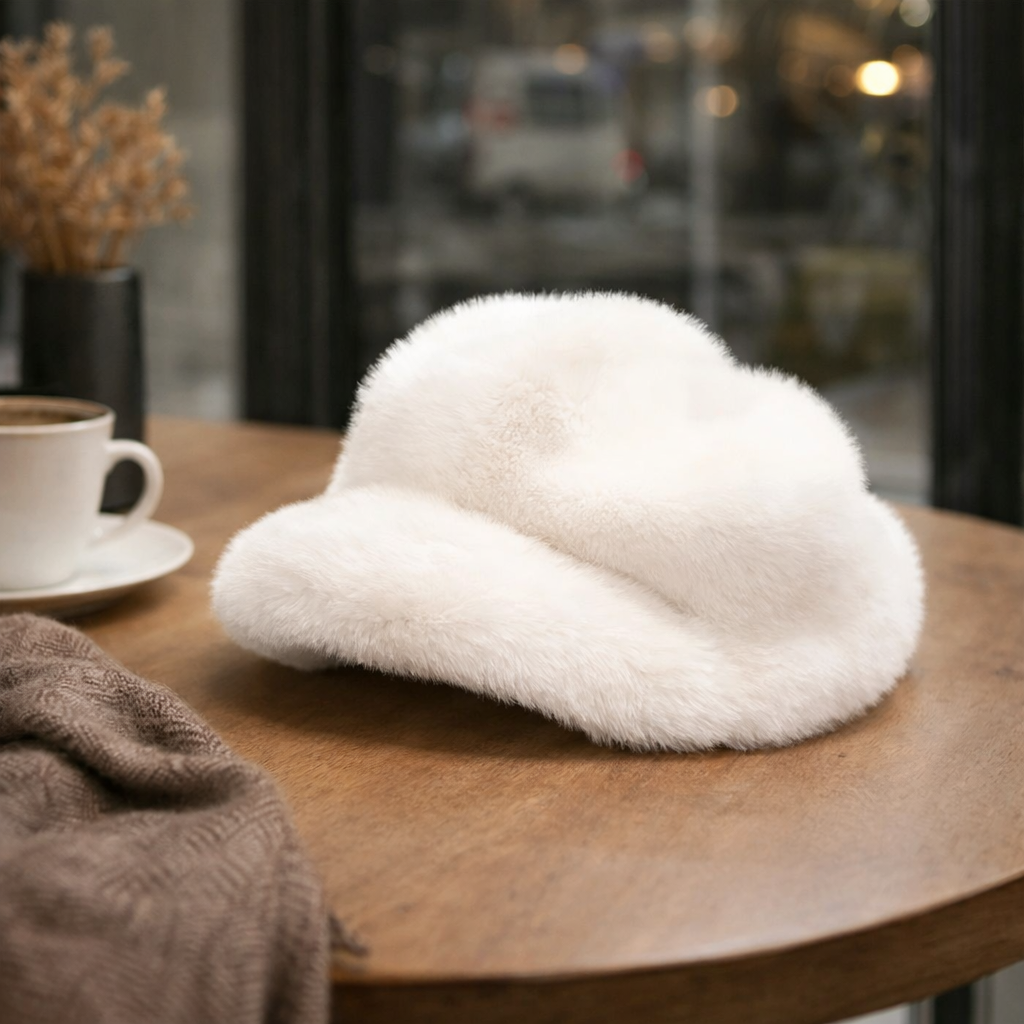 Cozy Plush Winter Beret