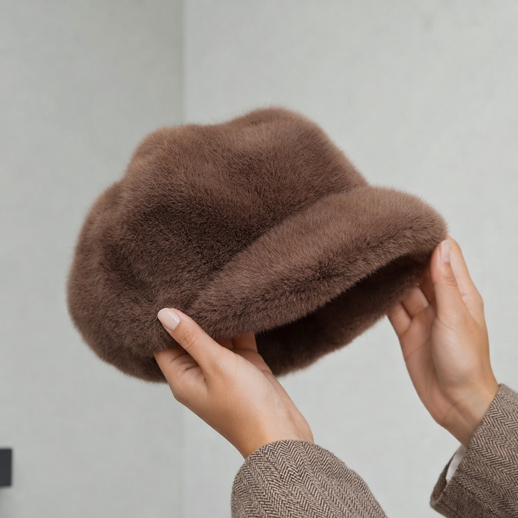 Cozy Plush Winter Beret-MODAUTLET