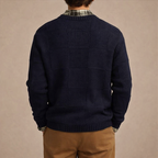 Men's Checker Knit Pullover - Stylish and Comfortable Knitwear for Every Occasion