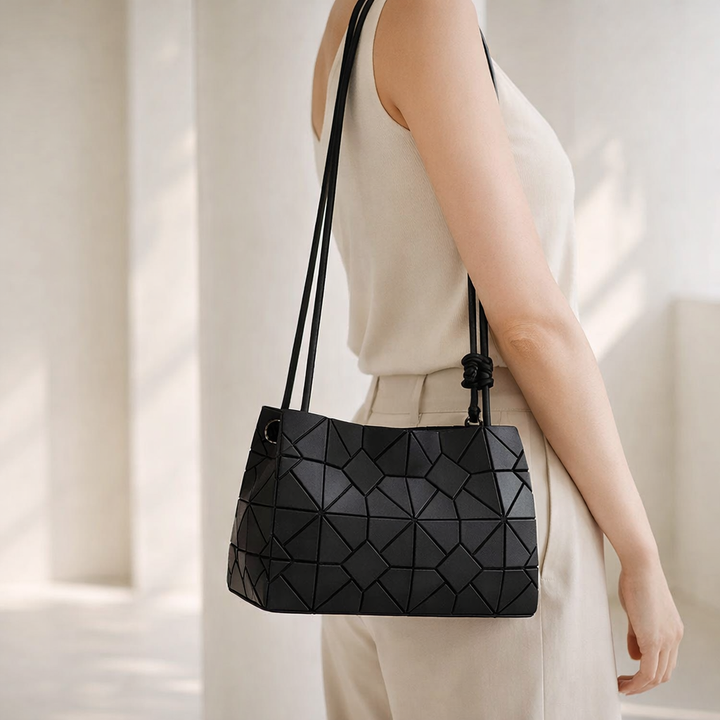 Elegant Black Shoulder Bag-MODAUTLET