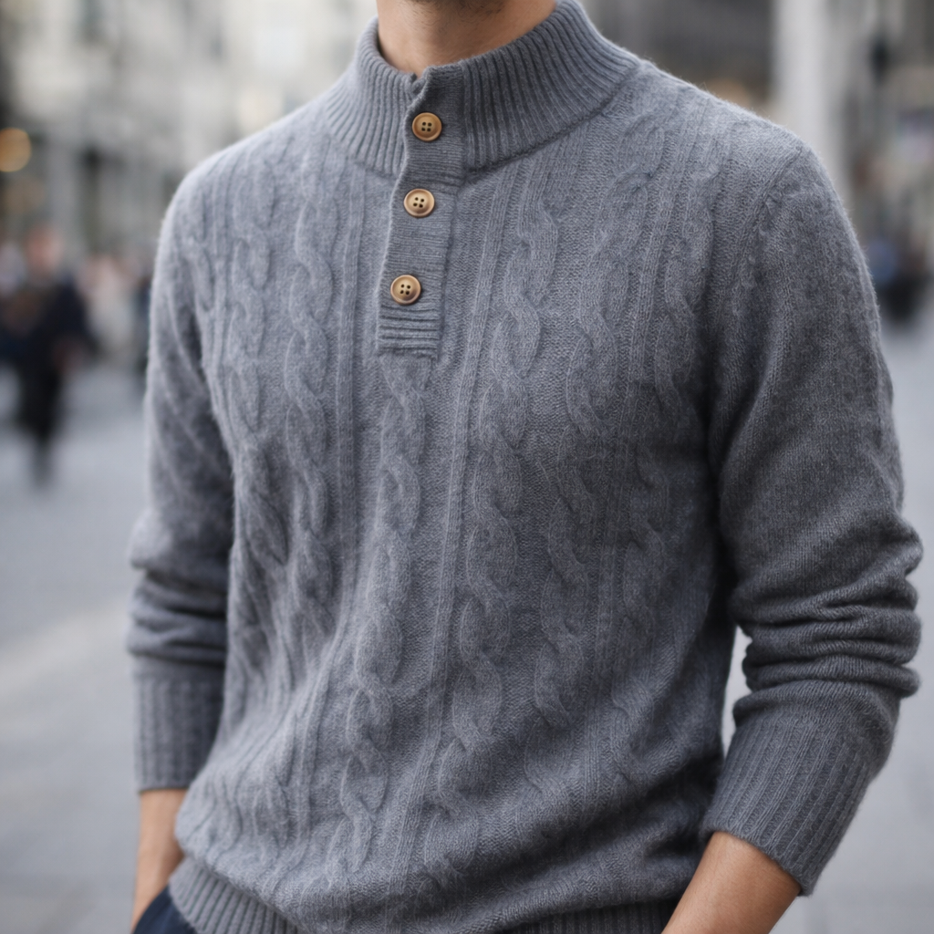 Men's Cashmere Sweater - Luxurious Comfort and Style