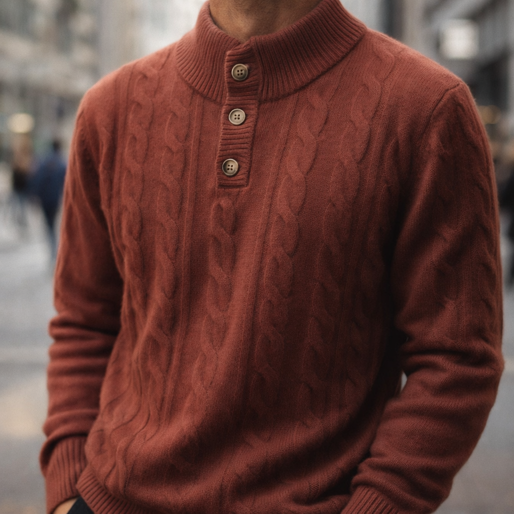 Men's Cashmere Sweater - Luxurious Comfort and Style