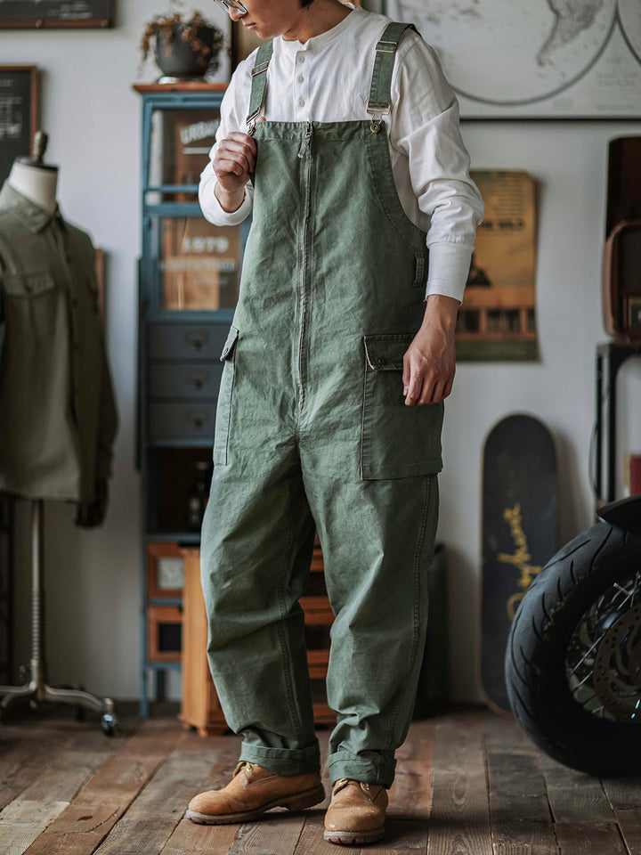 Men's Zipper Overalls