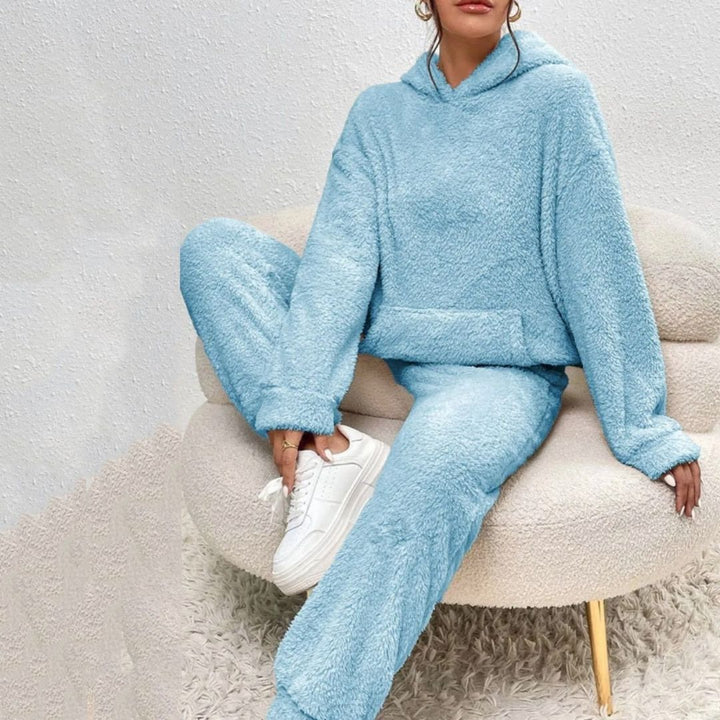 Women's Spring Cozy Hooded Lounge Set-MODAUTLET