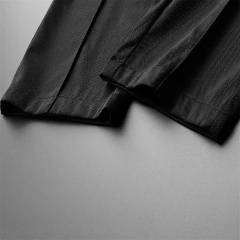 Men’s Two-Piece Pant Set – Short Sleeve Polo Shirt & Ankle-Length Pants-MODAUTLET