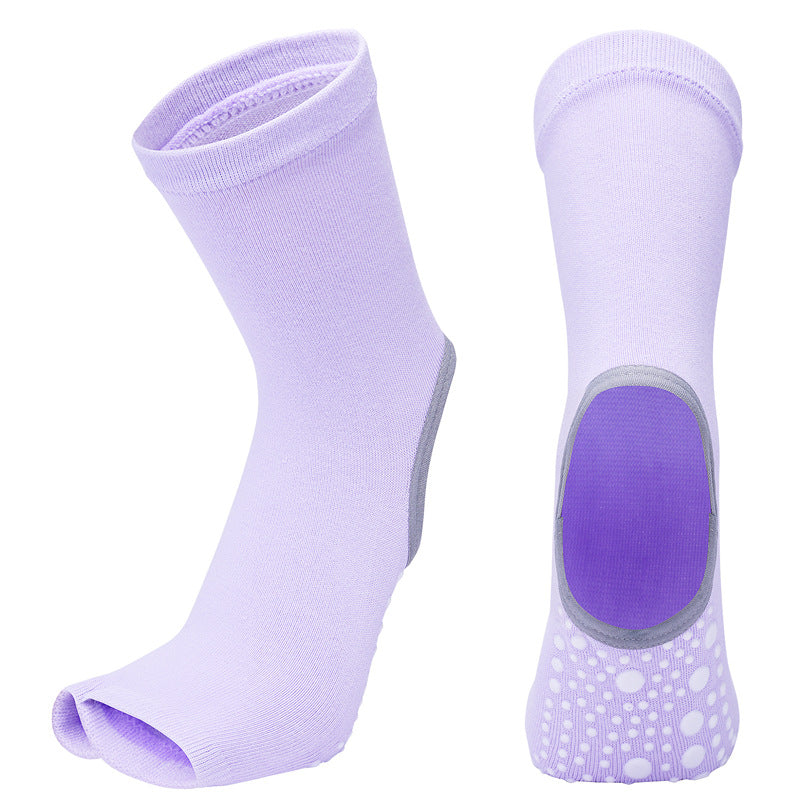 Non-Slip Yoga Socks for Women Purple
