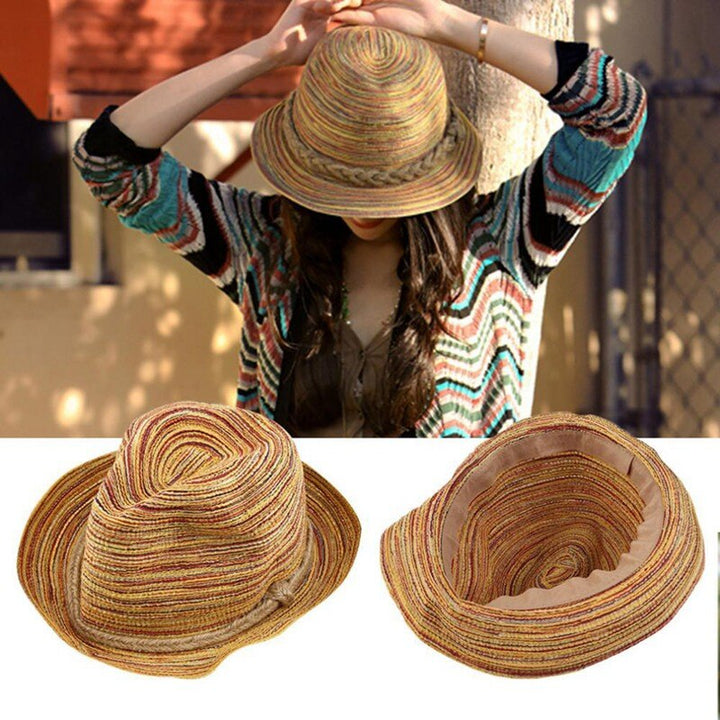 Cappello da sole genitore-figlio per la spiaggia - Stile Small Pepper Grass