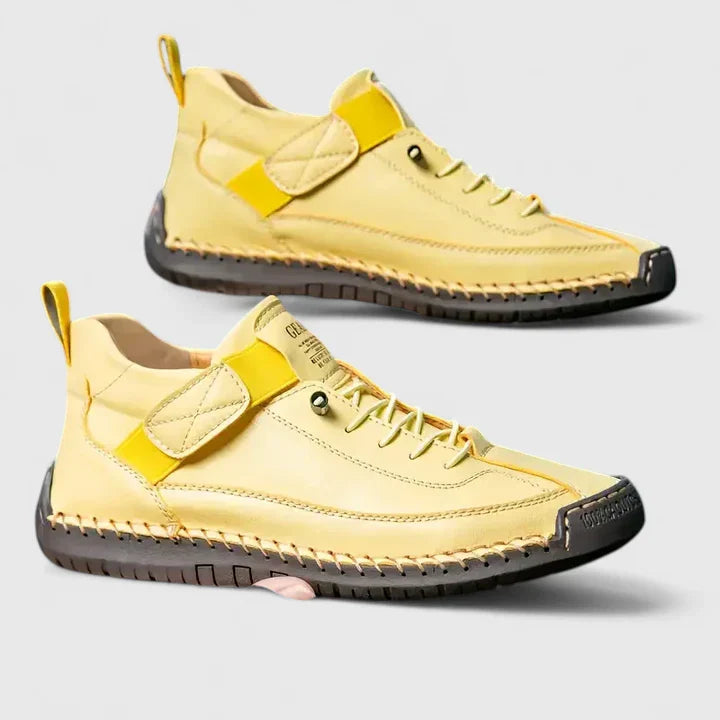 Women's Comfort Sneakers - Stylish & Supportive Footwear Yellow