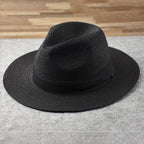 Andre | Classic handmade Panama hat Black