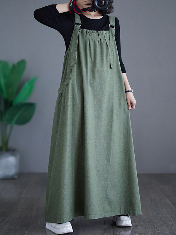 Vestido de mezclilla holgado para mujer