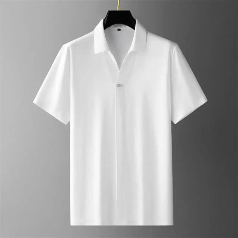 Men’s Two-Piece Pant Set – Short Sleeve Polo Shirt & Ankle-Length Pants-MODAUTLET