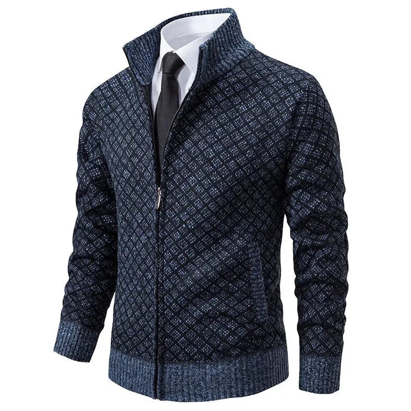 Elegant Men's Tailored Blazer Blue