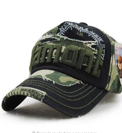 Gorra de béisbol camuflada para exteriores para hombres y mujeres - Sombrero para sombra solar