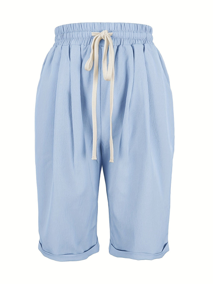 Women's Relaxed Capri Pants-MODAUTLET