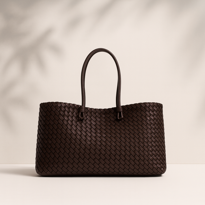 Stylish Woven Tote Bag - Brooklyn Inspired-MODAUTLET