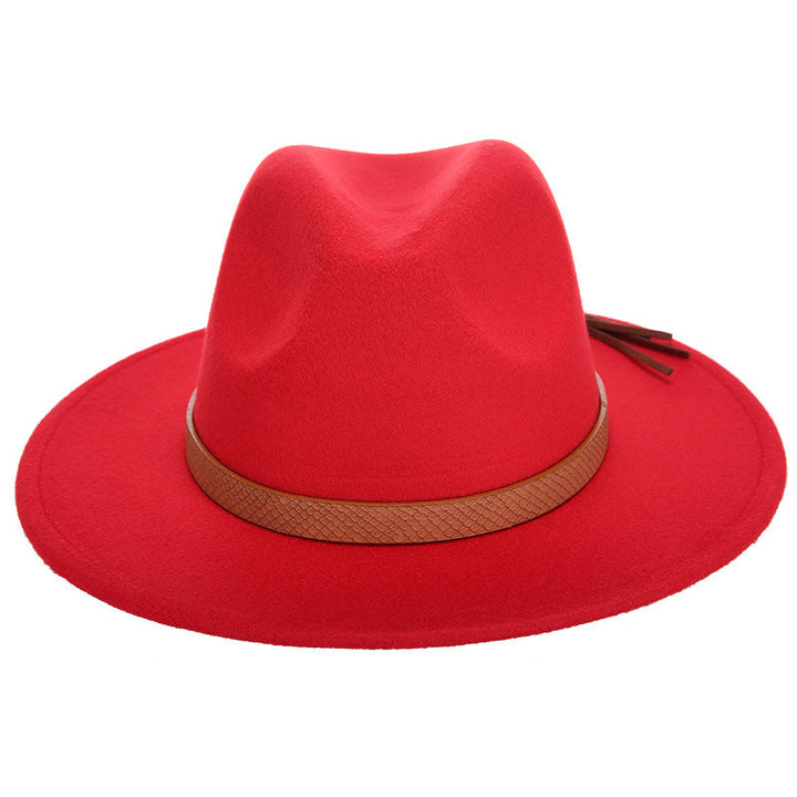 Stylischer Woll-Jazzhut für Damen – Trendiges Modeaccessoire