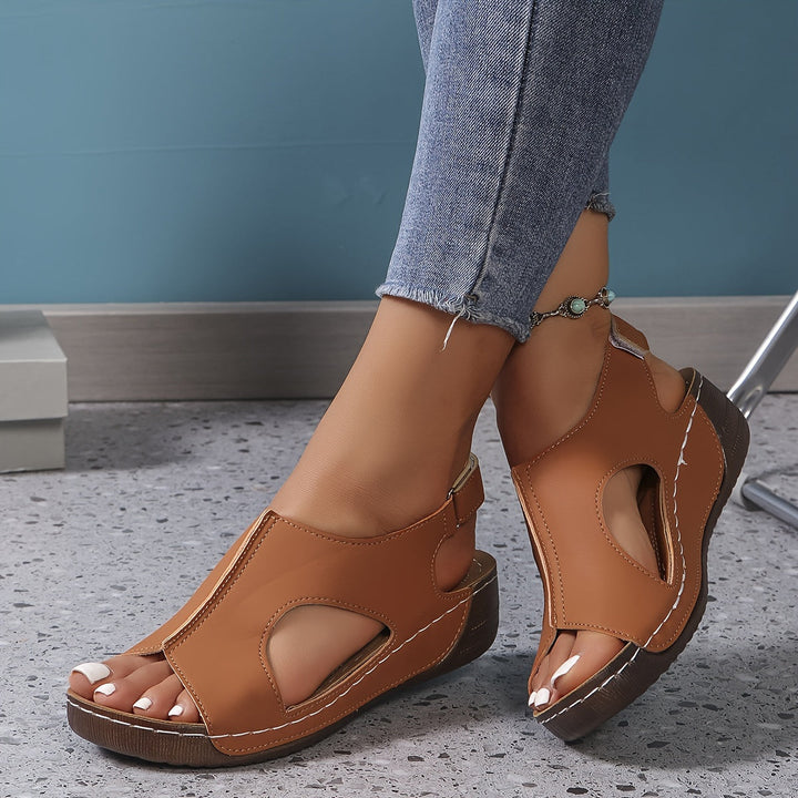 Women's Comfortable Wedge Sandals for All-Day Support-MODAUTLET