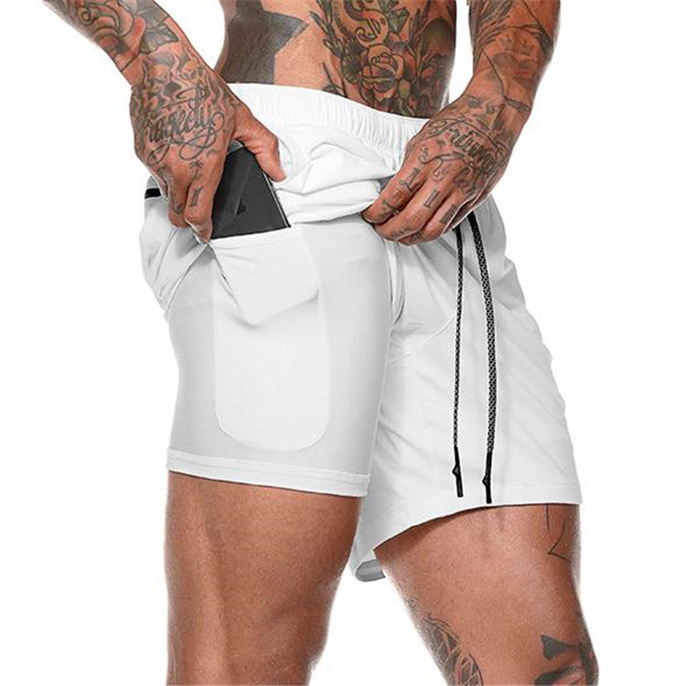 Pocket Compression Shorts With Pockets For Running-MODAUTLET