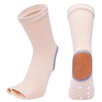 Non-Slip Yoga Socks for Women Beige