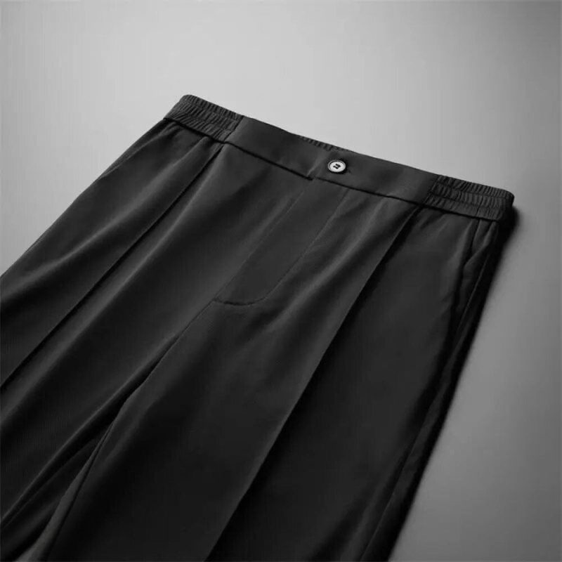 Men’s Two-Piece Pant Set – Short Sleeve Polo Shirt & Ankle-Length Pants-MODAUTLET