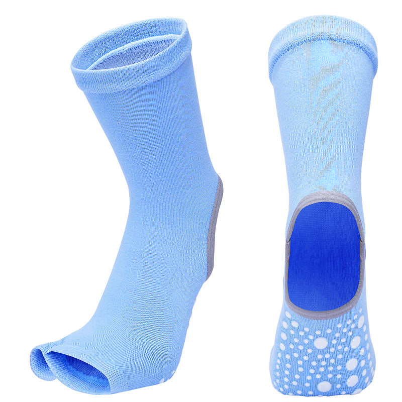 Non-Slip Yoga Socks for Women Blue