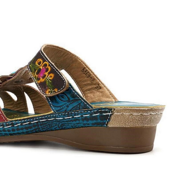 Women's Lightweight Orthopedic Sandals with Unique Handmade Prints-MODAUTLET