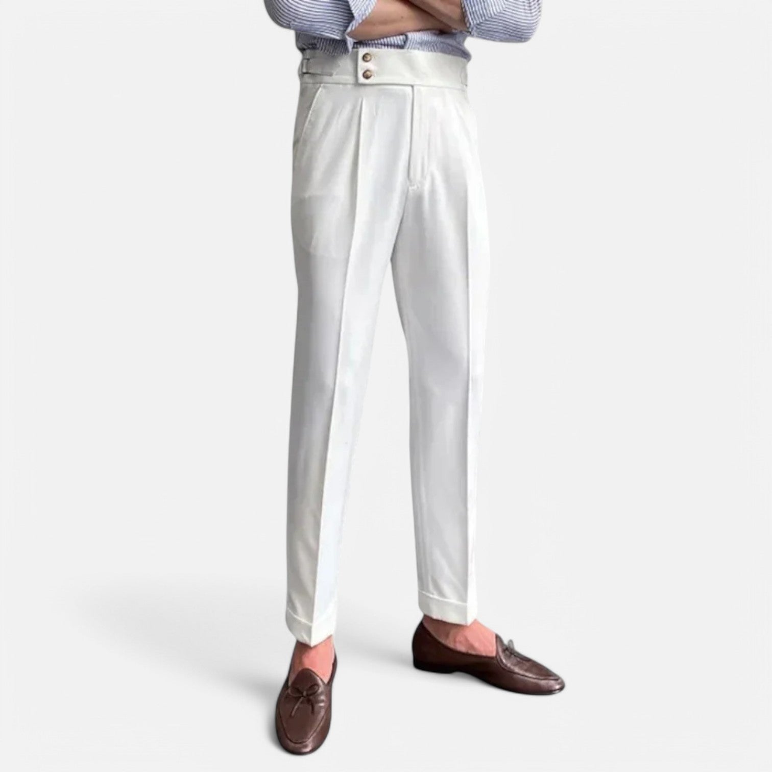 Men's Tailored High-Rise Trousers