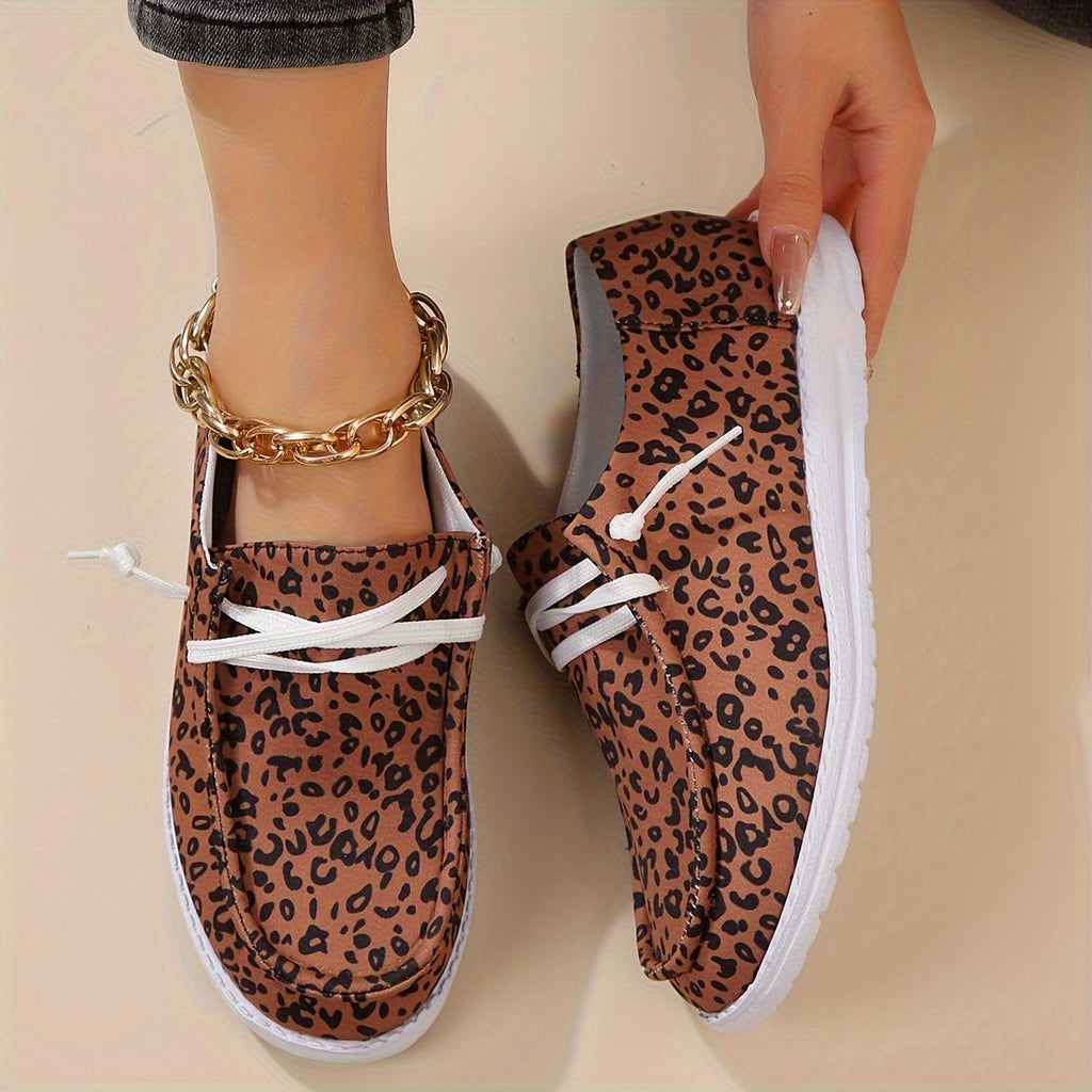 Women's Breathable Loafers - Summer Shoes for All-Day Comfort Leopard full colour