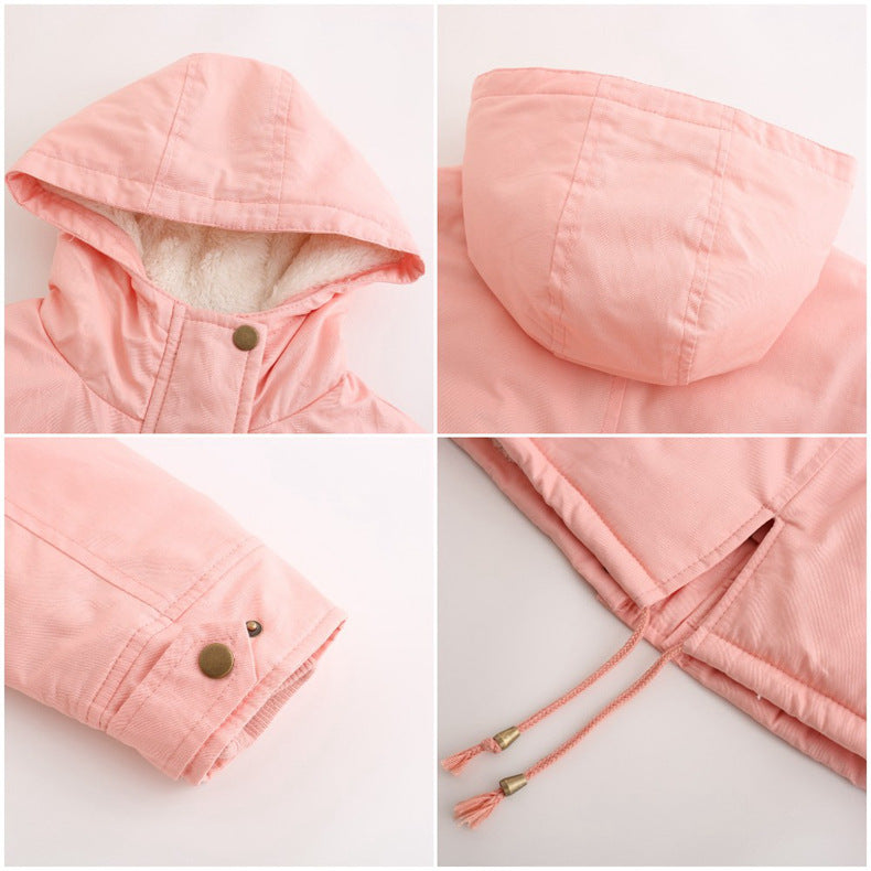 Insulated Fleece-Lined Winter Parka Jacket