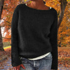Womens Soft & Cozy Knit Sweater Black