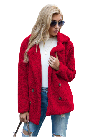 Cozy Fleece Jacket for Ultimate Comfort Red