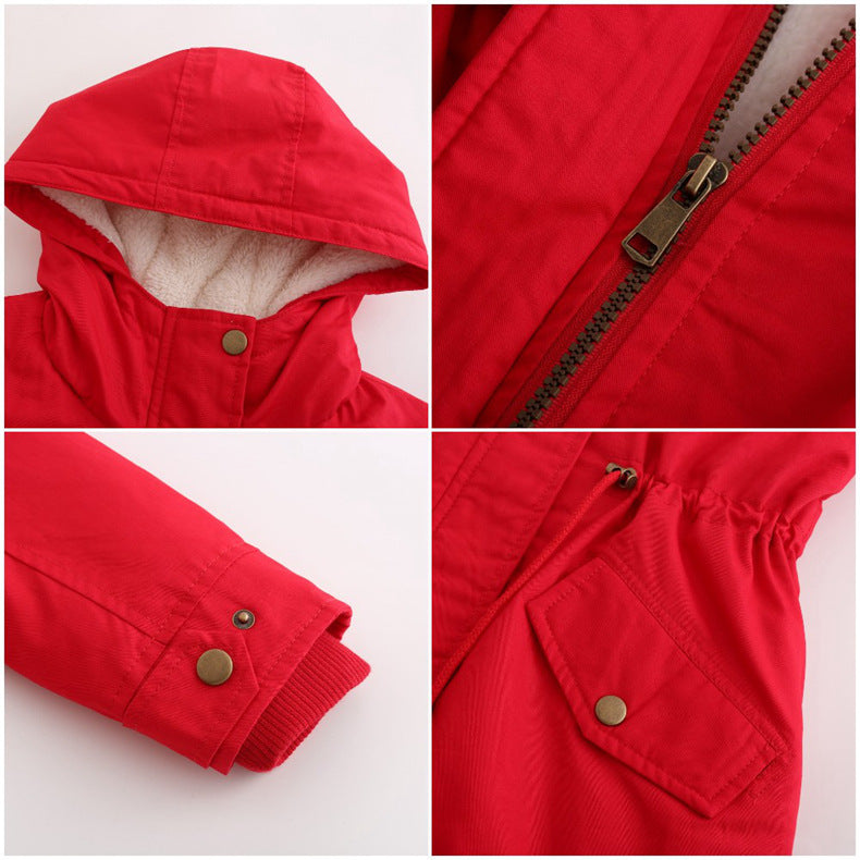 Insulated Fleece-Lined Winter Parka Jacket