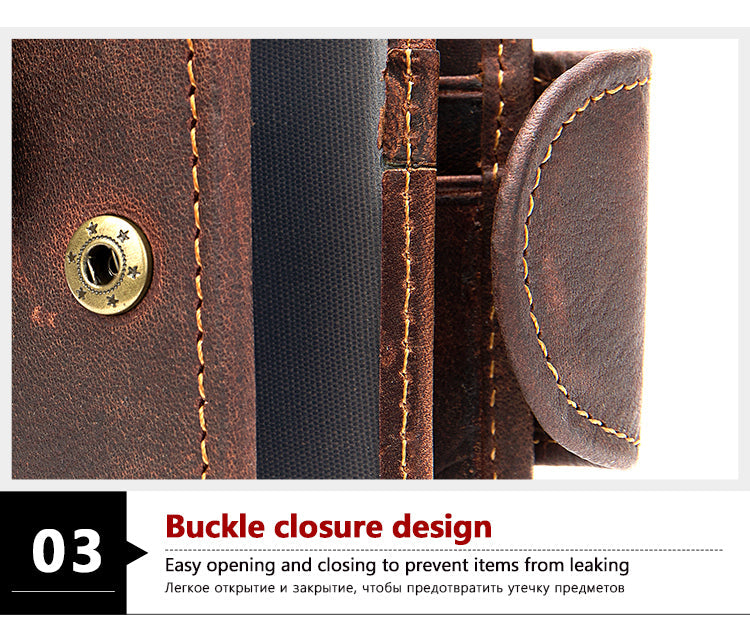 Men's Classic Leather Short Wallet