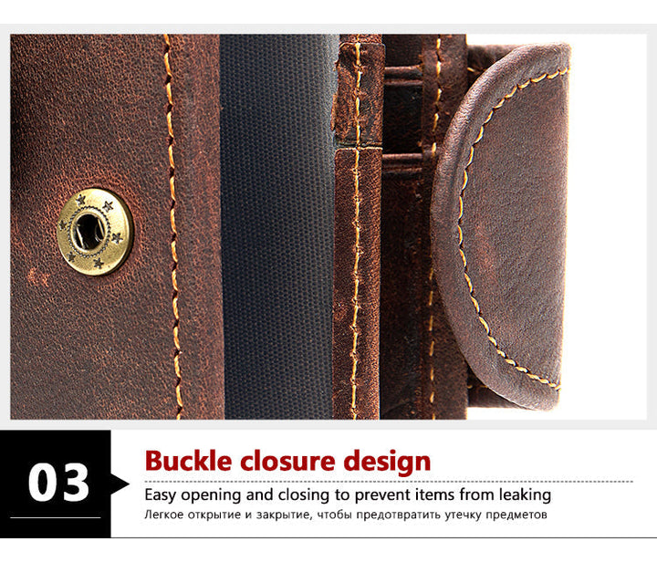 Men's Classic Leather Short Wallet
