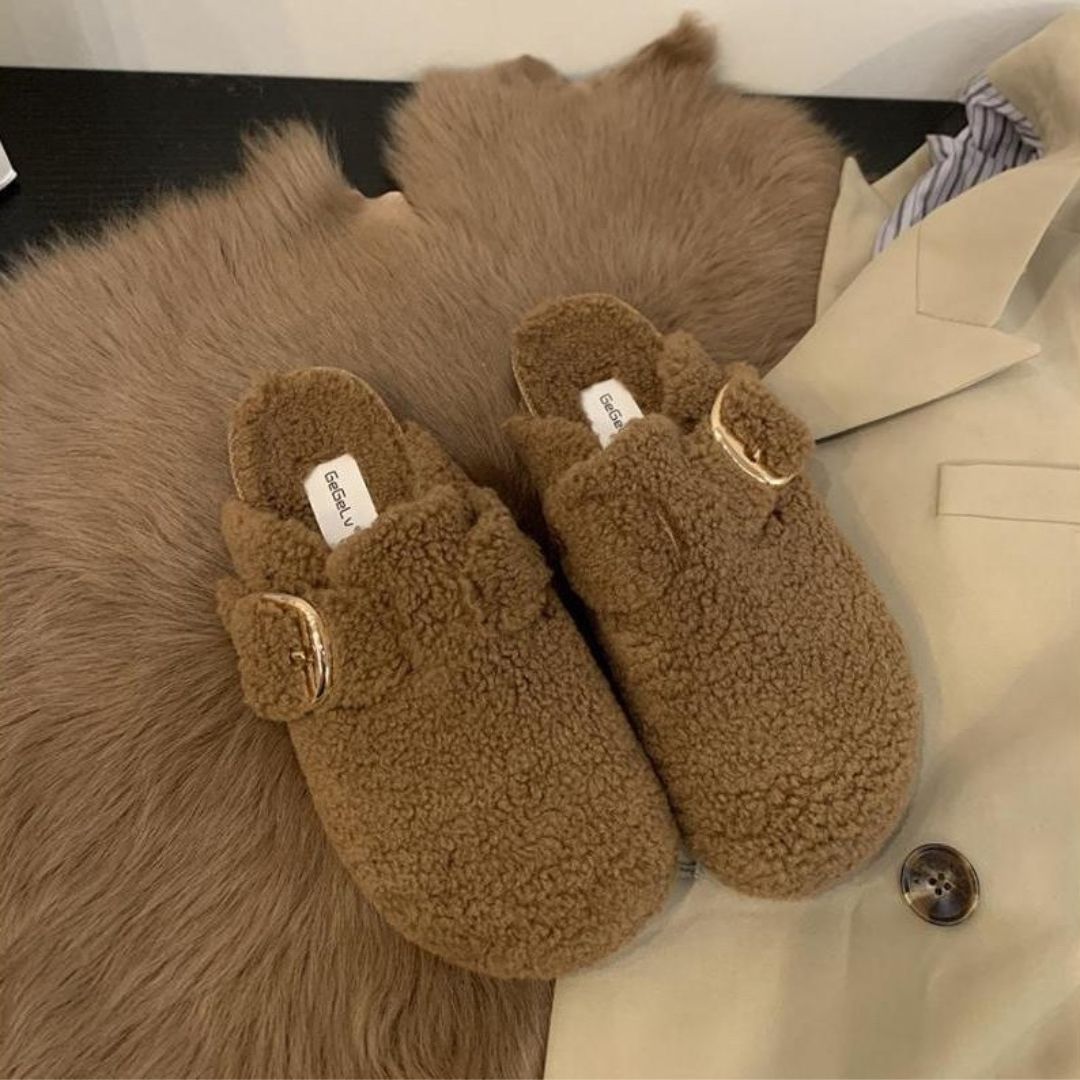 Women's Cozy Ultra-Soft Indoor Slippers Brown