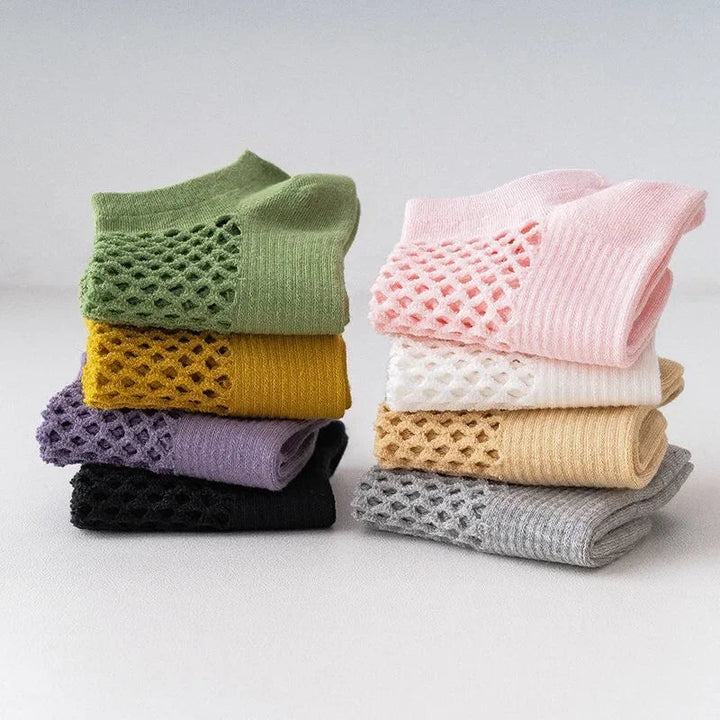 Breathable Mesh Ankle Sock Set-MODAUTLET