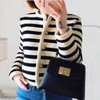 Classic Striped Cardigan for Women - Everyday Office Knitwear