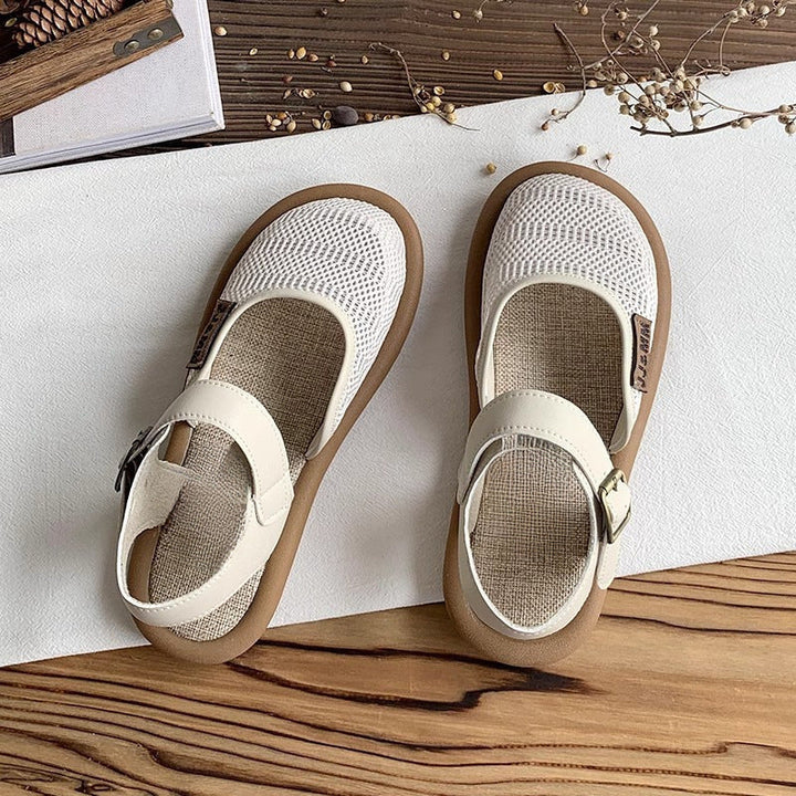 Women's Breathable Flat Bottom Casual Sandals-MODAUTLET