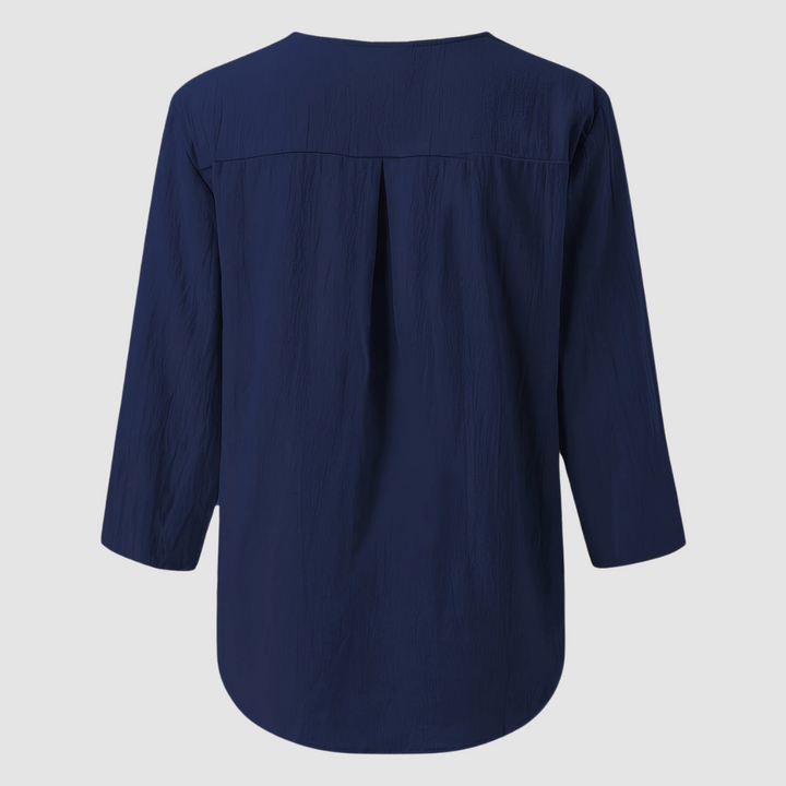 Women's Elegant Button Blouse-MODAUTLET