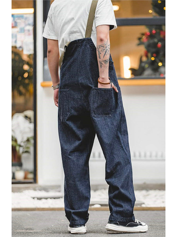 Men's Retro Navy Deck Overalls