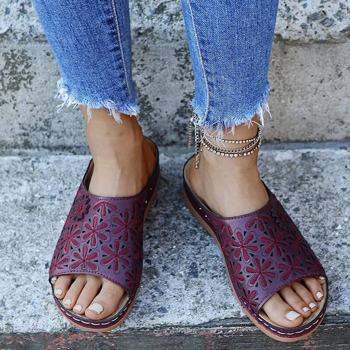 Women's Orthopedic Floral Sandals-MODAUTLET