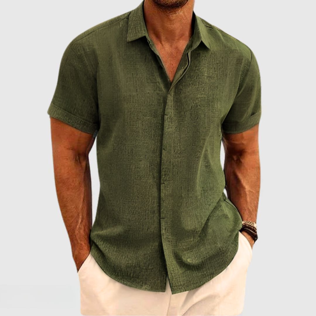 Men's Essential Premium Shirt Green