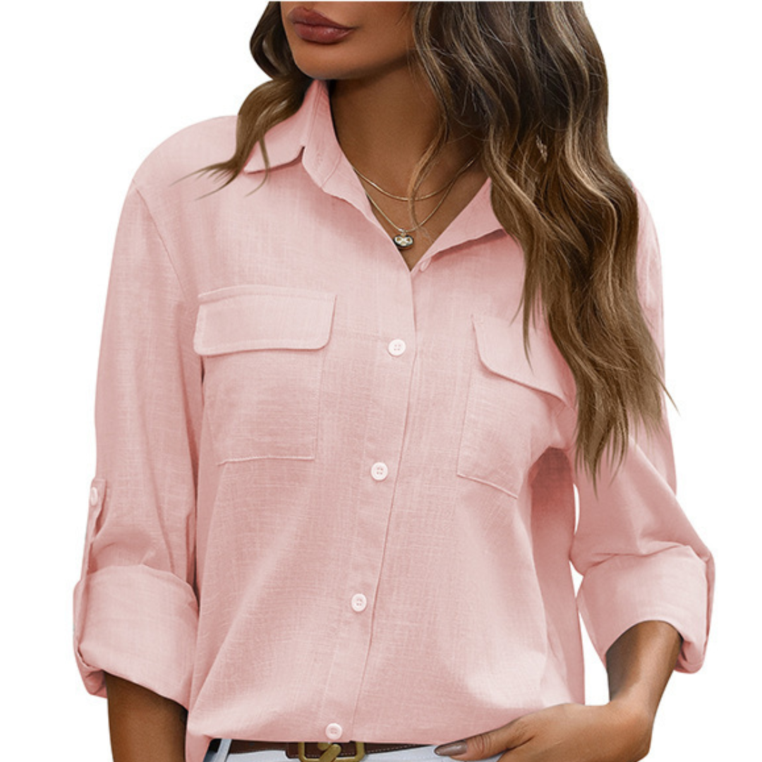 Women's Elegant Perfect Blouse Pink