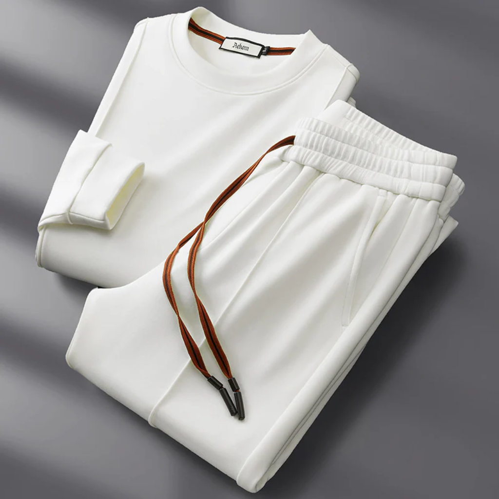 Stylish Cotton Tracksuit Set for Ultimate Comfort White