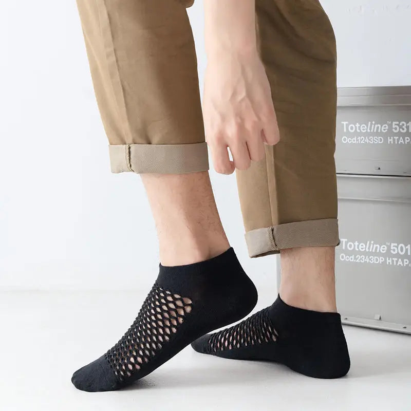 Breathable Mesh Ankle Sock Set