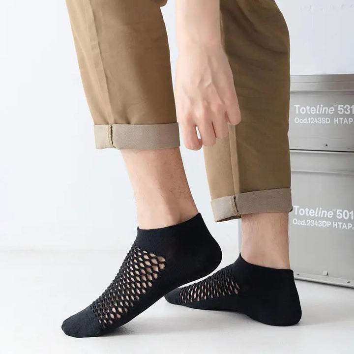 Breathable Mesh Ankle Sock Set-MODAUTLET