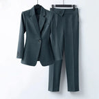 Prestige Blazer Set for Elegant Style Jade Green