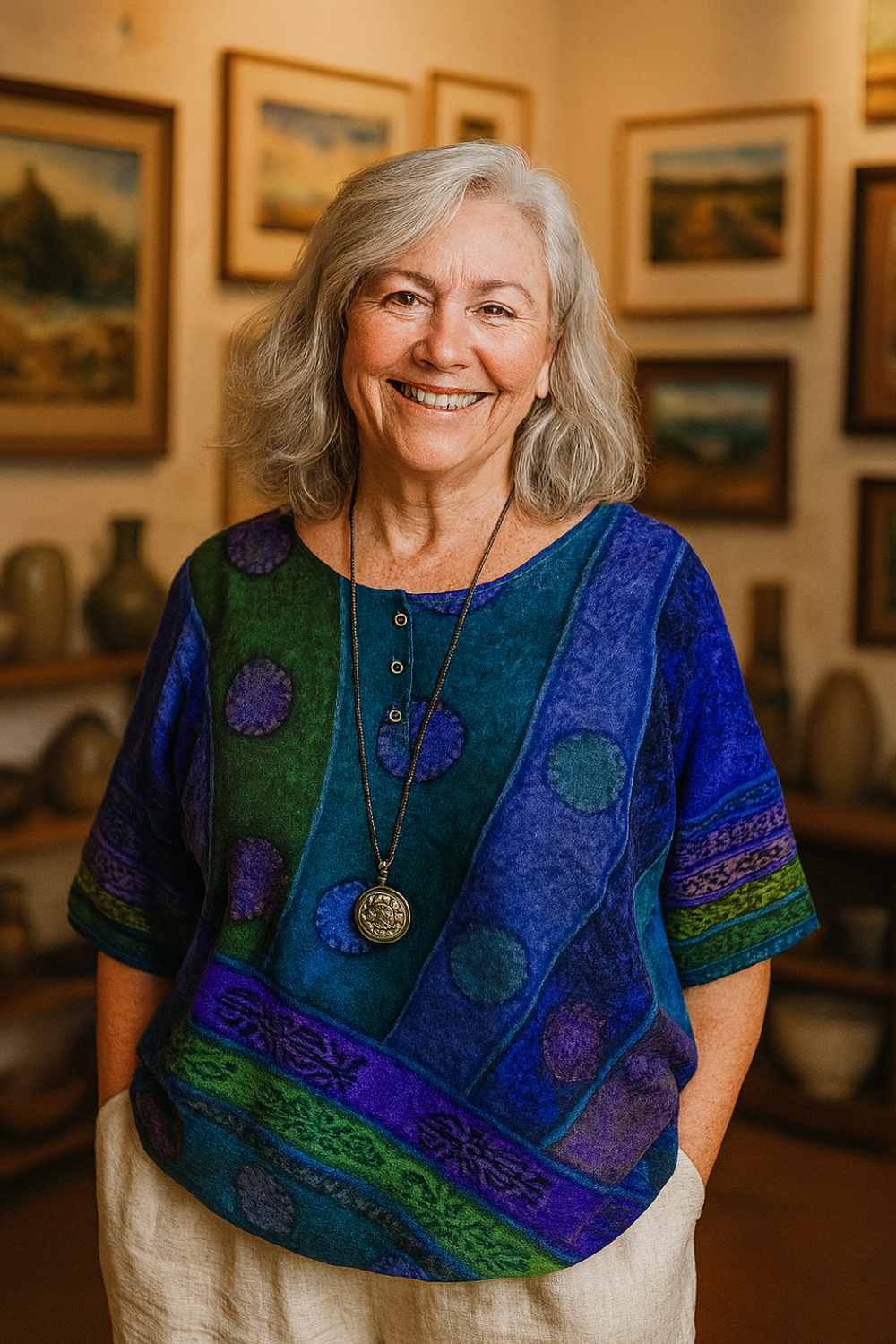 Women's Radiant Ethnic Tunic Top-MODAUTLET