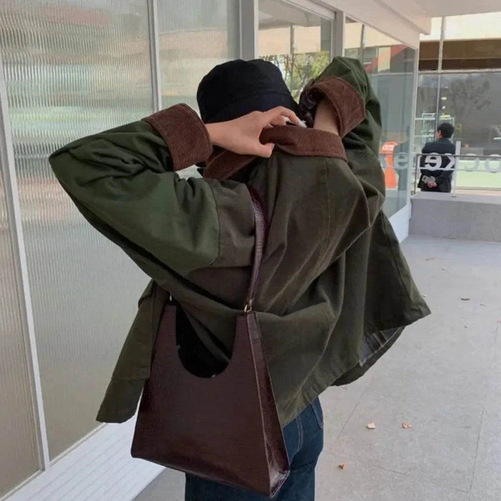 Vintage Corduroy Utility Jacket-MODAUTLET