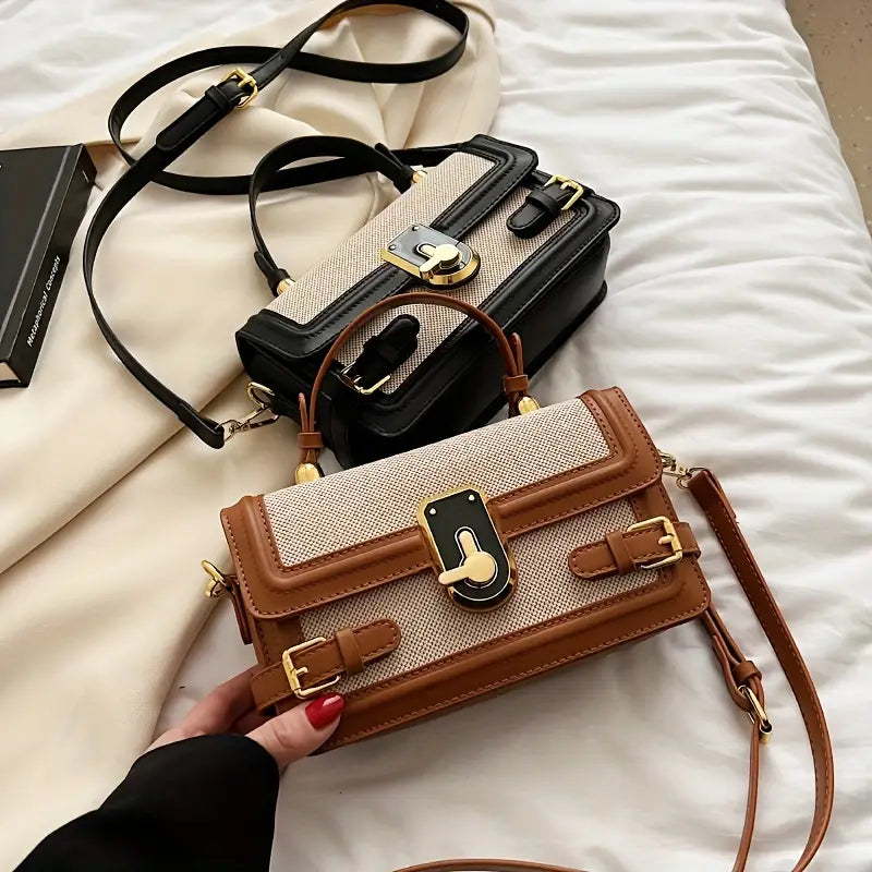 Zoe | Retro Vintage Flap Handbag-MODAUTLET